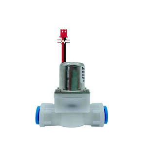 3,6V DC Kunststoff 1/4 Schnellverbindungsventil Magnetventil Verriegelndes Wassermagnetventil für Wasserspender - Product Image 1
