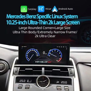หน้าจอ Linux ขนาด 10.25 นิ้ว รองรับการเชื่อมต่อแบบ Mirror Link พร้อมระบบนำทาง GPS สำหรับ Lexus NX ปี 2014-2021 อัปเกรดระบบไร้สาย CarPlay เครื่องเล่นวิทยุในรถยนต์ หน้าจอ IPS - Product Image 6