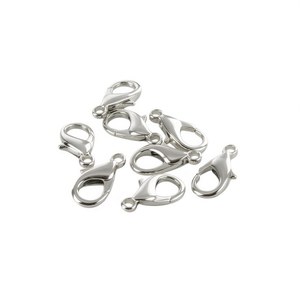 Chiusure a Moschettone ILAN 21mm Argento 8 Pezzi Accessori per Gioielli - Product Image 1
