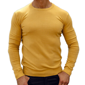 Camiseta Casual de Manga Larga para Hombre, Poliéster/Algodón, Cuello Redondo, Color Sólido, 200 Gramos, Ecológica, Transpirable, de Secado Rápido - Product Image 2