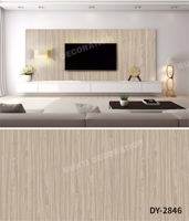 Film adhésif pour plafond film pvc décoratif avec transfert thermique rouleau de papier peint bois texturé mur grain de bois feuille pvc