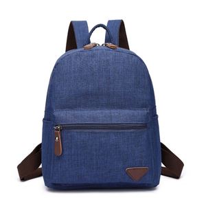Korean Design Leisure <b>Backpack</b> Cotton Lining Zipper Closure <b>Waterproof</b> Laptop Friendly for Travel and <b>School</b> - Product Image 1