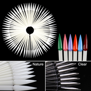 50 Cái Đầu Bảng Hình Quạt Thẻ Màu Sắc Tự Nhiên Rõ Ràng Đầu Bảng Màu Thực Hành Đánh Bóng Gel Bảng Màu Đồng Hồ - Product Image 3