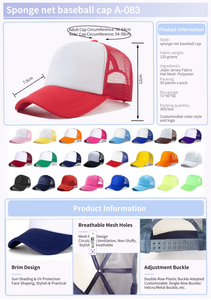 <span class=keywords><strong>2026</strong></span> Süblimasyon Baskıya Uygun 6 Panel Renkli Beyzbol Fileli Şapka - %100 Polyester Düz Unisex Yetişkin Spor Şapkaları - Product Image 3