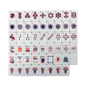 Feux d'artifice américains, mahjong orienté vers l'exportation, mahjong de style américain, mahjong américain, mahjong en acrylique 3 - Product Image 5