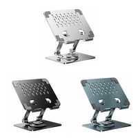 Pliable et réglable en hauteur à 360° °   Support de tablette rotatif en métal pour iPad