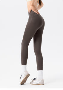 <span class=keywords><strong>Pantalones</strong></span> de Yoga de terciopelo para <span class=keywords><strong>mujer</strong></span> en otoño e invierno con bolsillos laterales <span class=keywords><strong>Pantalones</strong></span> de compresión de cintura alta <span class=keywords><strong>Pantalones</strong></span> de fitness cálidos de terciopelo fino - Product Image 6