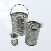 Filtre tubulaire perforé en acier inoxydable haute température et haute pression, support de filtre personnalisé, tubes en maille