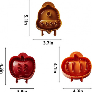 <span class=keywords><strong>Emporte</strong></span>-pièce en silicone non toxique en forme d'homme en pain d'épices pour pâte à pâtisserie avec poignée confortable pour les boulangers professionnels - Product Image 1