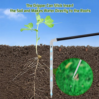 Kit d'arrosage automatique à énergie solaire Système d'irrigation goutte à goutte intelligent pour jardinières de balcon Lits de jardin