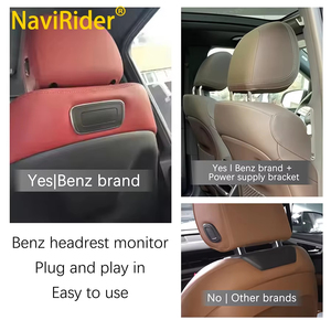 ระบบความบันเทิงทีวีติดรถยนต์สำหรับเบาะหลัง Mercedes-Benz GLS GLE G ML รุ่นเก่า S E Class เครื่องเล่นวิดีโอ WiFi พร้อมขายึดแบบซ่อน ติดตั้งง่ายแบบ Plug&Play - Product Image 6