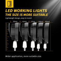 Projecteur de travail DXZ H-Y-14 4 pouces 14 LED 42W pour voitures, bateaux, 4x4, Jeeps JK, camions 4x4 12V-24V – Rénovation/Mise à niveau – Garantie 1 an