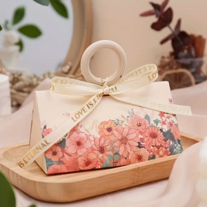 Caja de Regalo Portátil de Diseño Personalizado para Fiestas de Cumpleaños y Bodas, Caja de Embalaje para Dulces y Chocolates - Product Image 3