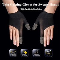 Gants de jeu anti-sueur haute sensibilité pour mains en sueur Gants à écran tactile respirants ultra-minces pour joueur