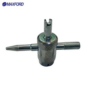 Outil de réparation de pneus de vélo MAXFORD, outil de nettoyage de pneus, outil de démontage de valve, tournevis 4 voies pour pneus de voiture et camion, extracteur de noyau de valve - Product Image 4