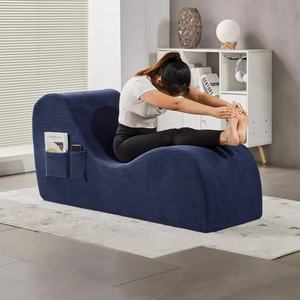 كرسي استرخاء مخصص لعام 2025 لليوغا والتمارين الرياضية، أريكة مريحة على شكل حرف S، تعبئة مفرغة الهواء، للاستخدام في غرفة النوم وغرفة المعيشة - Product Image 6