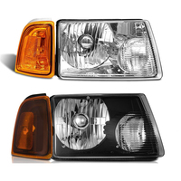 Pour Ford Ranger 2001 - 2011 phare avant de voiture avec feux d'angle clignotants phares ambre réflecteur phare assemblage