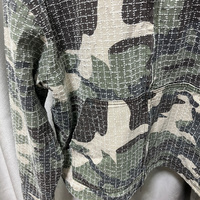 Veste à capuche zippée en coton camouflage ripstop tissé en polyester et coton pour homme – Collection Hiver