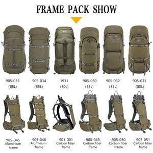 Sac à dos de chasse Gbaz Force 85L Ranger Green imperméable avec support pour arc pour les sports de plein air et la randonnée - Product Image 4