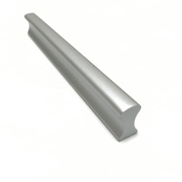 Profilé en aluminium mat argenté moderne et durable pour quincaillerie de meubles, tiroirs, armoires, commodes et cuisines, 64mm 96mm 128mm 160mm