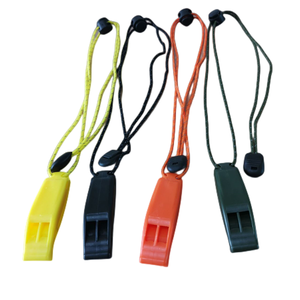 Silbato de rescate de emergencia para deportes acuáticos, silbato naranja con cordón para deportes acuáticos, <span class=keywords><strong>buceo</strong></span>, senderismo, Camping - Product Image 1