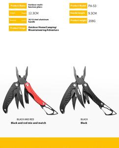 Mini couteau personnalisable en acier inoxydable Portable Home Maintenance Outdoor Camping Car Tool Aluminium OEM Multi-Function <span class=keywords><strong>Pince</strong></span> - Product Image 6