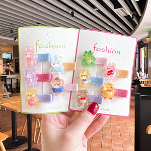 Pince à fruits pour petite fille, animal, ne fait pas mal aux <span class=keywords><strong>cheveux</strong></span>, jolie pince à <span class=keywords><strong>cheveux</strong></span> de bébé, dessin animé, accessoires pour <span class=keywords><strong>cheveux</strong></span> de bébé, nouvelle collection été <span class=keywords><strong>2022</strong></span> - Product Image 2