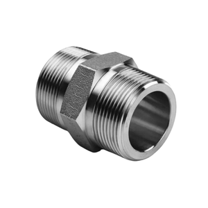 304 thép không gỉ <span class=keywords><strong>1</strong></span> inch NPT ren ống Adapter Phụ kiện bằng núm vú kết nối, nam nối thẳng Ống phù hợp - Product Image 5