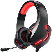 Casque de jeu en gros d'usine sur l'oreille casque PC filaire prise 3.5mm pour les cours en ligne d'étudiants d'esports de café Internet