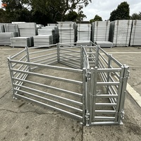 Panneau en acier galvanisé pour enclos à agneaux et système de manutention du bétail en ferme