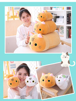 Vente en gros EN STOCK – Nouvelle Peluche Chat Animal de Dessin Animé, Coussin Doux et Mignon, Jouet en Peluche Kawaii