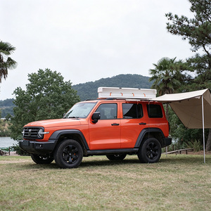 Auvent de Voiture Pliant Rétractable en Aluminium <span class=keywords><strong>pour</strong></span> Fourgonnette et Pick-up, Tente <span class=keywords><strong>d</strong></span>'Extension Latérale, Abri Solaire Extérieur en PVC - Product Image 1