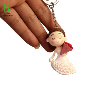 Llaveros de resina para novia y novio, accesorios románticos para amantes de las figuritas, llavero de decoración, nuevo diseño, Serie de boda - Product Image 5