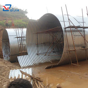 Épaisseur 4.0mm ondulation 200x55 <span class=keywords><strong>tuyau</strong></span> de ponceau en acier galvanisé ondulé de grand <span class=keywords><strong>diamètre</strong></span> - Product Image 4