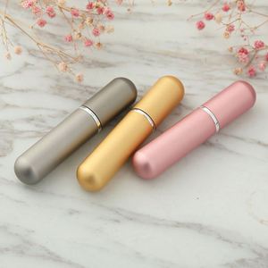ขวดสเปรย์น้ำหอมแบบพกพา เติมได้ ทำจากอะลูมิเนียมและแก้ว พร้อมสีที่เลือกได้ สำหรับการดูแลส่วนบุคคลและการเดินทาง - Product Image 2