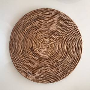 Boho Kitchen <b>Table</b> Decor <b>Table</b> <b>Placemat</b> Round Woven <b>Placemats</b> Handmade - Product Image 3