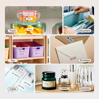 Máquina impresora de etiquetas de nuevo diseño, papel de impresión de etiquetas adhesivas de flores para botellas de alimentos, tarros sellados