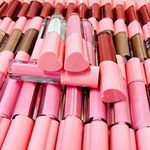 Fard à joues liquide en tube en forme de cœur, couleur naturelle, facile à estomper, imperméable, longue tenue, logo personnalisé, maquillage pour le visage - Product Image 1