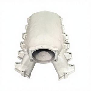 Colector de Admisión de Aluminio Satinado MATCHWAY LS Hi-Ram EFI para Motor <span class=keywords><strong>GM</strong></span> Chevy LS1/LS2/LS6 con Kits de Riel de Combustible - Product Image 1