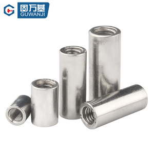 Écrou cylindrique Guwanji en acier inoxydable 304, M4 M24, filetage métrique interne, qualité industrielle A - Product Image 1