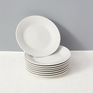 Màu Trắng Tinh Khiết 10.5-Inch Gốm Bữa Ăn Tối Tấm Duy Nhất Mảnh Loose-Đóng Gói Bộ Đồ Ăn Tùy Chỉnh - Product Image 6