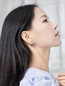 <b>Real</b> 925 Sterling <b>Silver</b> Minimalist Gold Plated Ear Buckle for Women Punk Unisex <b>Hoop</b> <b>Earring</b> Jewelry Accessories - Product Image 6