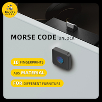 Serrure de meuble moderne à empreinte digitale, sécurisée pour enfants, sans clé, électronique, intelligente, pour armoire et tiroir de chambre