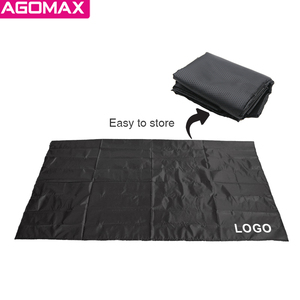 Custom Printed Folding Lightweight Black 210T Polyester <b>Picnic</b> <b>Blanket</b> Pocket <b>Picnic</b> Mat - Product Image 4