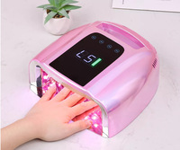Lampe à ongles UV LED 96W Hybride Pro Cure Sans fil Rechargeable Sécheuse de gel avec charge USB et prise US