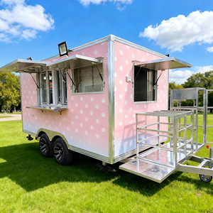 Chariot de vente ambulant en acier inoxydable à 4 roues, 4 étagères pour la vente de glaces, de restauration rapide, de hot-dogs, de soupes, de boulettes de pâte, événements commerciaux (2 ans - Product Image 4