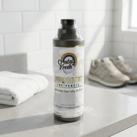 Пудра-дезодорант для тела и ног CRYSTAL FRESH Unisex Beauty 110 г FPL-110 с ароматом лемонграсса, сертифицировано ISO9001, Бангкок