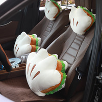 Coussin en peluche créatif Mickey Hamburger pour étudiants, coussin de sieste pour soutenir la taille