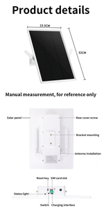 VESAFE 15W Enrutador para exteriores con energía solar Batería incorporada Conexión a Internet empresarial <span class=keywords><strong>Wifi</strong></span> Inalámbrico 4G Accesorio de vigilancia - Product Image 6
