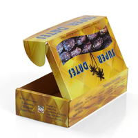 Boîte de date du Ramadan arabe vide avec Logo personnalisé, emballage pour les Dates